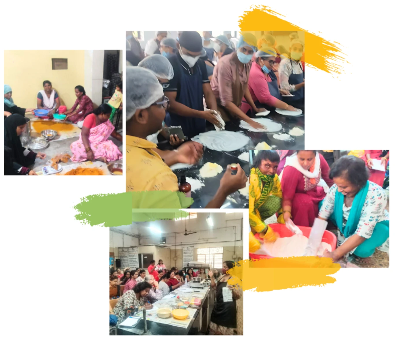 AWAKE members at training and food-processing workshops