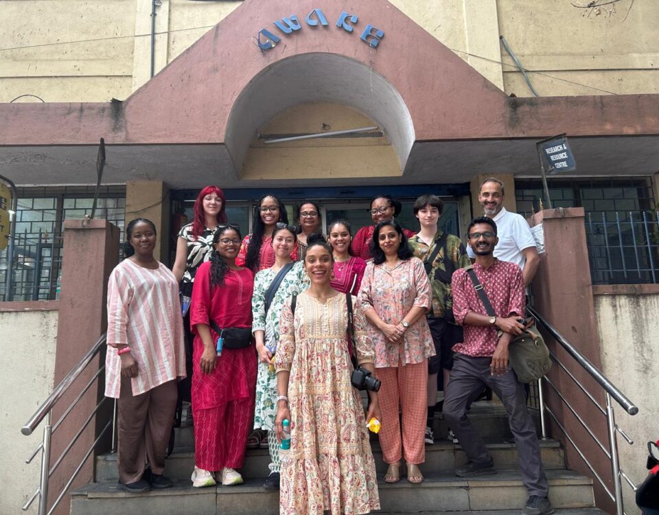 Students and faculty members from the Community College of Philadelphia, Visited AWAKE, Bengaluru on 17th May2025 to know about AWAKE’s Services and activities. These undergraduate students were from diverse streams like Fashion Design, Travel & Hospitality, Business Management, Art and Culture who were curious and very interested to learn more about AWAKE’s programs and training initiatives for aspiring women entrepreneurs and members industries visits.